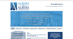 Desktop Screenshot of alberslaw.com